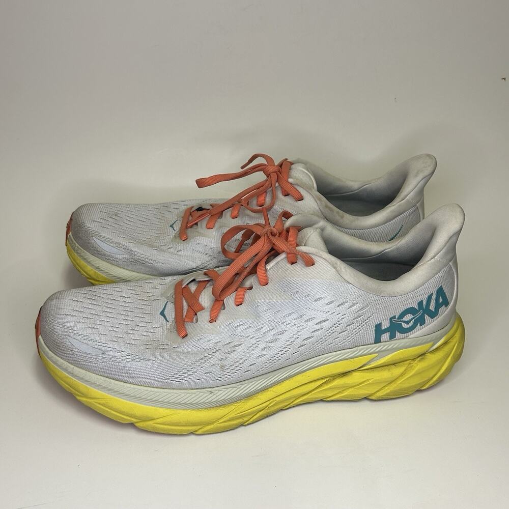 Hoka One One Clifton 8 Wide Shoes Mens Size 11 D Running Sneakers